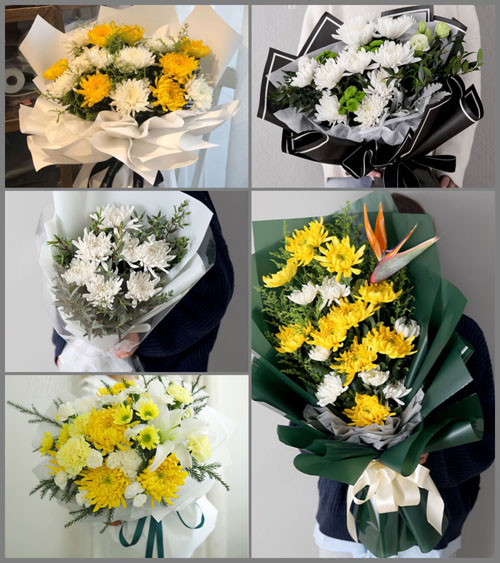 浙江省温州苍南县灵溪镇湾旦村白事花束代送